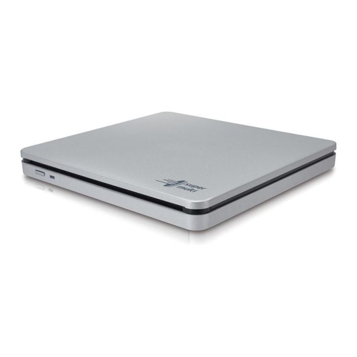 Hitachi-LG GP70NS50 Grabador DVD Portátil Ultra Slim USB 2.0 Plata, DVD±RW, Slot, Compatible con Windows 10/Mac