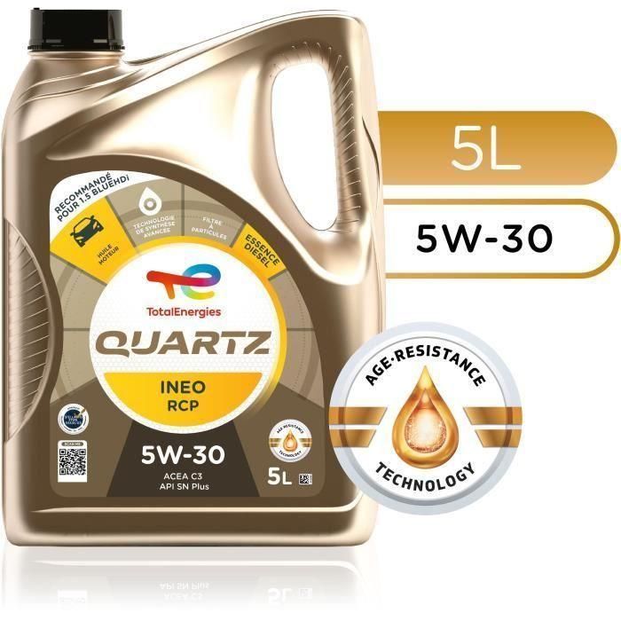 Aceite de motor - TOTALENERGIES - Quartz Ineo RCP 5W-30 - 5L 2