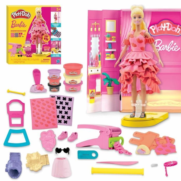 Play-Doh Set de Plastilina Barbie Fashion Show HASG13565L0, a partir de 5 años 7