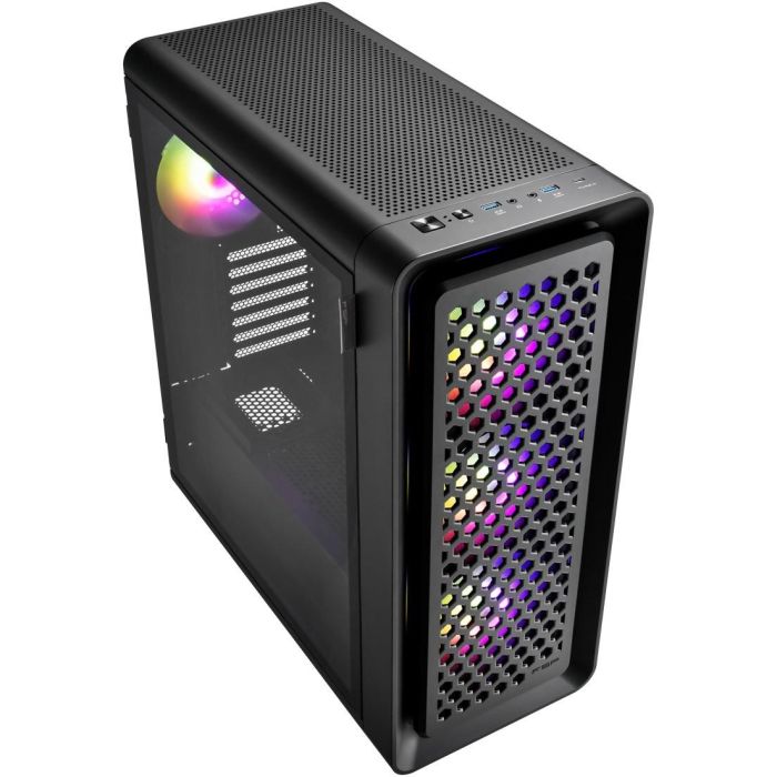 FSP CUT593P Midi Ultra Tower E-ATX con 3 ventiladores ARGB Black 1 FSP CUT593P Midi Ultra Tower E-ATX con 3 ventiladores ARGB Black 1