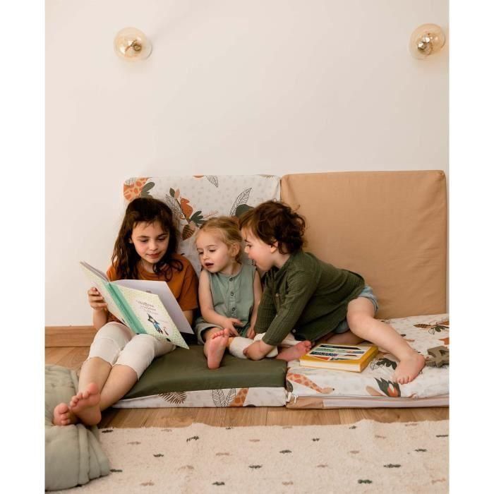 Tineo TIN3275055959710 Maxi Malin AMAZONIE Alfombra de juego 5 en 1 multifunción escalable 5