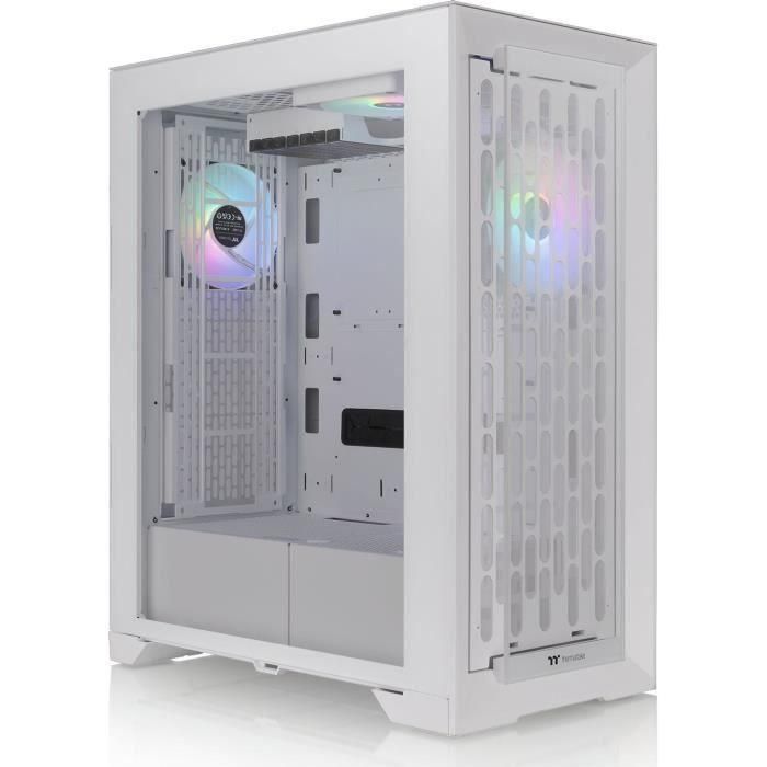 Caja de PC - THERMALTAKE - CTE T500 TG ARGB Snow (Blanco) - Torre grande - Formato E-ATX