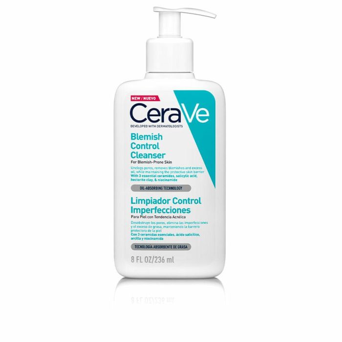Cerave Limpiador Control de Imperfecciones con Ácido Salicílico y Ceramidas 236 ml