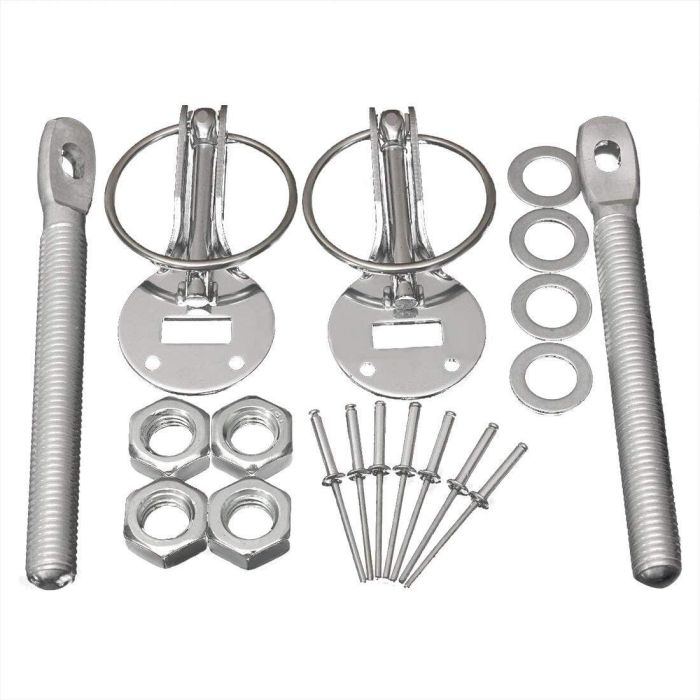 Occ Motorsport OCCRC004 Kit Cierre Capot Competición Muelles Acero Inoxidable Plata - Alta Resistencia para Rally y Pilotos de Carreras 4 Occ Motorsport OCCRC004 Kit Cierre Capot Competición Muelles Acero Inoxidable Plata - Alta Resistencia para Rally y Pilotos de Carreras 4