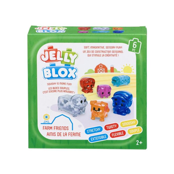 Goliath Set Amigos de la Granja Juego de Construcción JELLY BLOX Ladrillos Suaves y Flexibles A partir de 2 Años GOL8720077350069 1 Goliath Set Amigos de la Granja Juego de Construcción JELLY BLOX Ladrillos Suaves y Flexibles A partir de 2 Años GOL8720077350069 1