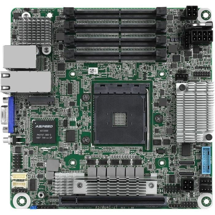 ASRock Mainboard X570D4I-2T mini-ITX Sockel AM4 Single 0 ASRock Mainboard X570D4I-2T mini-ITX Sockel AM4 Single 0
