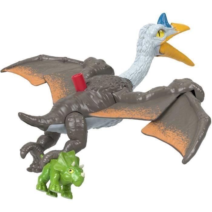 Quetzalcoatlus Bate Alas - Fisher-Price - Hml44 - Figura Imaginext Jurassic World 4 Quetzalcoatlus Bate Alas - Fisher-Price - Hml44 - Figura Imaginext Jurassic World 4