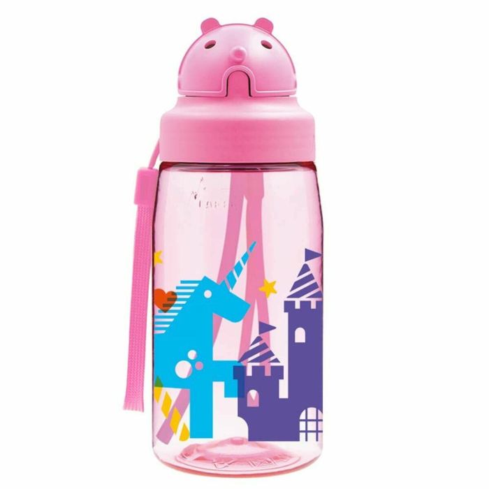 Botella de Agua Laken OBY Princess Rosa Plástico (0,45 L) 7