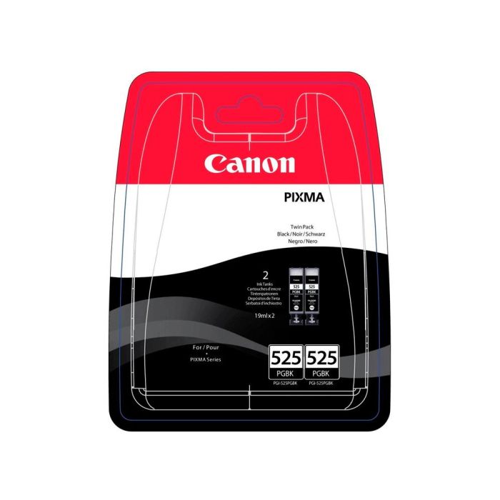 Canon Tinta Negro Mg5150 mg5250 Pack 2- Pgi525Bk 1