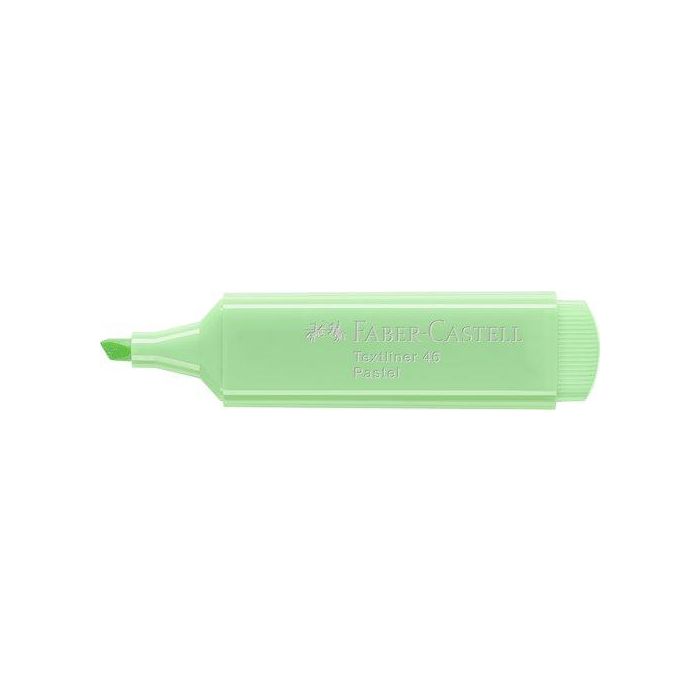 Marcador Fluor Faber-Castell Textliner 1546 Pastel Verde Claro 10 unidades