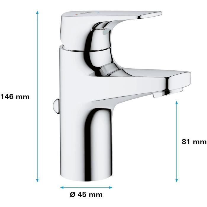 GROHE - Mezclador monomando de lavabo - Tamaño S 3 GROHE - Mezclador monomando de lavabo - Tamaño S 3