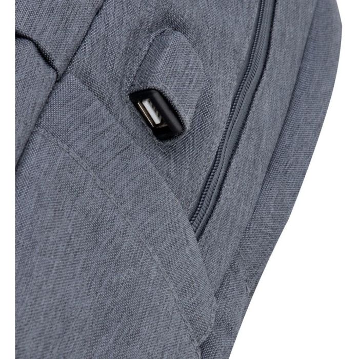 Rivacase 7567 Mochila Portátil 17.3 Pulgadas Prater - Protección Antirrobo, Carga USB, Gris Oscuro 20 Rivacase 7567 Mochila Portátil 17.3 Pulgadas Prater - Protección Antirrobo, Carga USB, Gris Oscuro 20