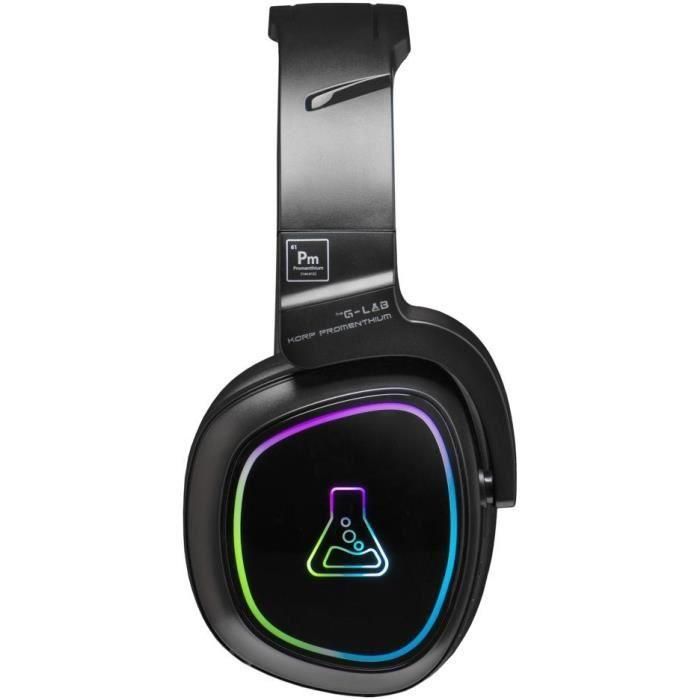 Auriculares para juegos - THE G-LAB - KORP-PROMETHIUM - Inalámbricos + Bluetooth - Compatible con PC, PS4, XboxOne - Negro 5