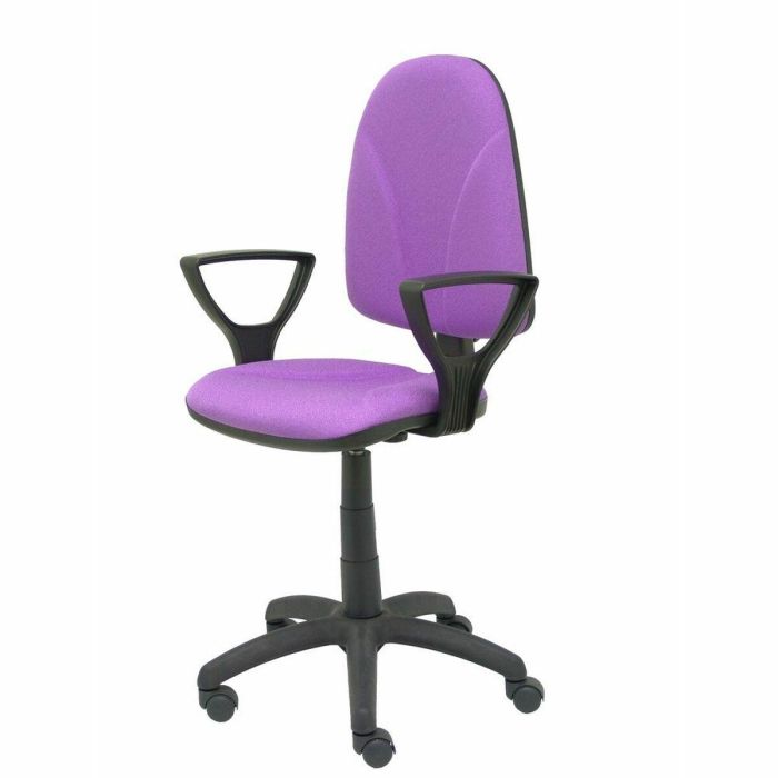 Piqueras y Crespo Silla Algarra Giratoria Ergonómica con Brazos - Tejido Bali Lila 2 Piqueras y Crespo Silla Algarra Giratoria Ergonómica con Brazos - Tejido Bali Lila 2