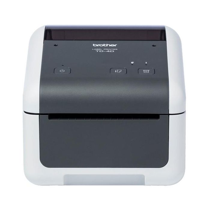 BROTHER Impresora de etiquetas y tickets TD4210D con tecnologia termica directa conexion USB y Serie