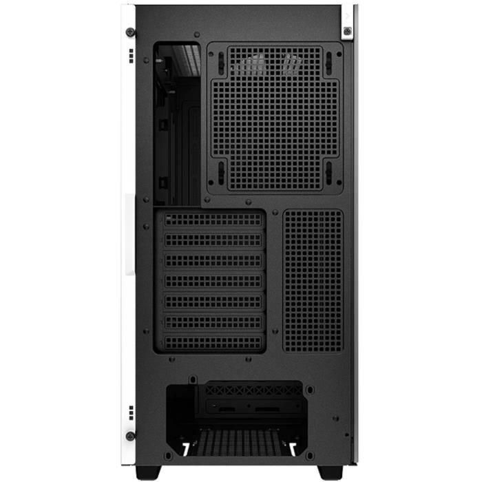 Caja de PC Mid Tower sin fuente de alimentación - DEEPCOOL CH510 (Blanco) - E-ATX/ATX/Micro ATX - 1x120mm - USB 3.0/HD Audio - Vidrio templado 3