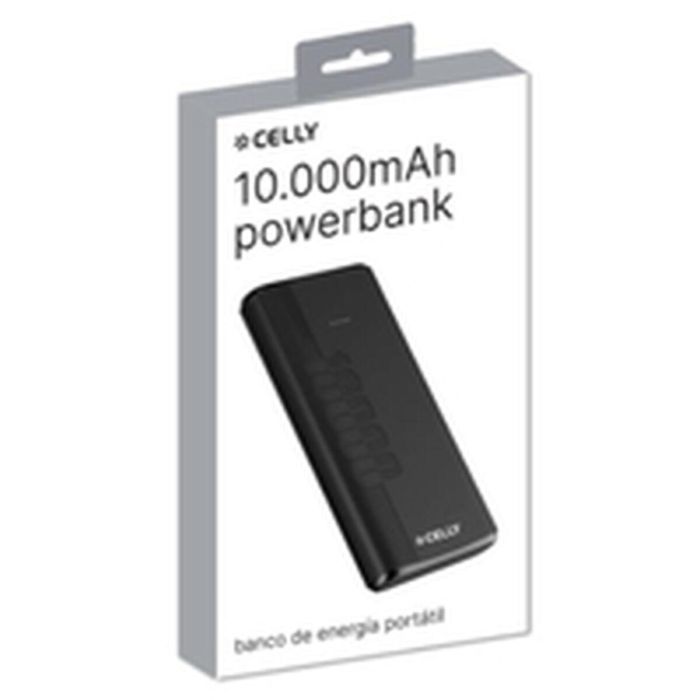 Powerbank Celly PBENERGY10SP Negro 10000 mAh 1 Powerbank Celly PBENERGY10SP Negro 10000 mAh 1