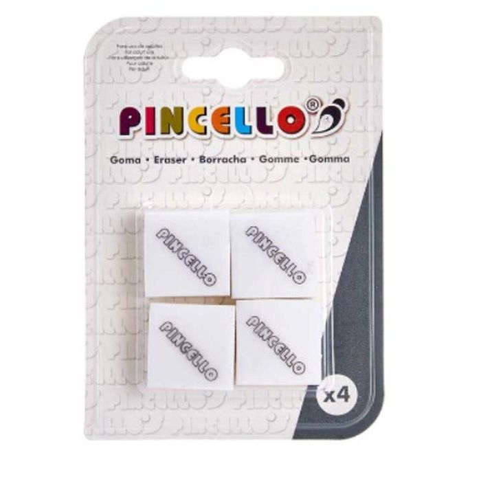 Set de Gomas de Borrar Pincello 486 Blanco (12 Unidades) 2