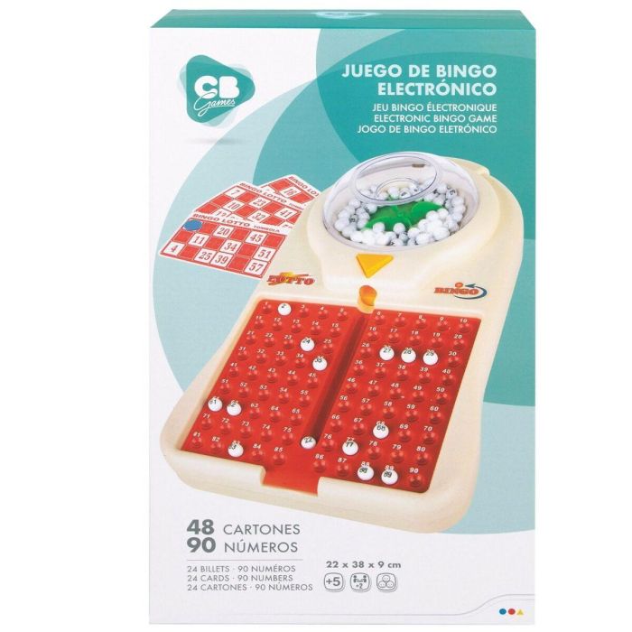 Bingo Automático CB Games Cartón Plástico (6 Unidades) 1