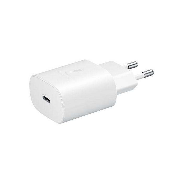 Samsung Cargador Rápido 25W Tipo-C Blanco EP-TA800NWEGEU 1 Samsung Cargador Rápido 25W Tipo-C Blanco EP-TA800NWEGEU 1