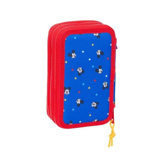 Plumier Triple Mickey Mouse Clubhouse Good day Azul 12,5 x 19,5 x 5,5 cm 37 Piezas 1 Plumier Triple Mickey Mouse Clubhouse Good day Azul 12,5 x 19,5 x 5,5 cm 37 Piezas 1