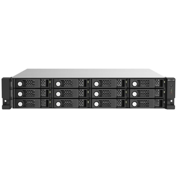QNAP TL-R1220SEP-RP Carcasa de disco duro/SSD 12 unidades 2.5/3.5" SAS-3, SATA III Hot-swap Montaje en rack 2U Negro, Gris 2