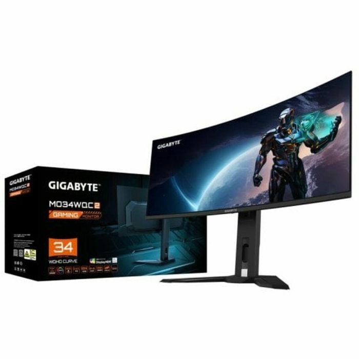 Gigabyte MO34WQC2 Monitor 34" Curvo WQHD OLED 3440x1440 240Hz HDR400 FreeSync Premium Pro Altavoces 20VM0-MO34WQ2BT-1EKR 27