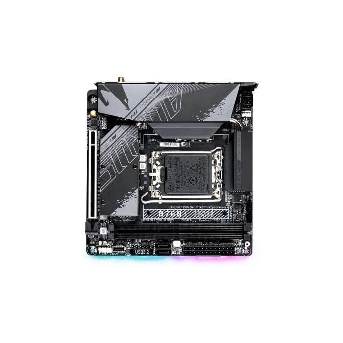 GIGABYTE B760I AORUS PRO placa base Intel B760 Express LGA 1700 mini ITX 2 GIGABYTE B760I AORUS PRO placa base Intel B760 Express LGA 1700 mini ITX 2