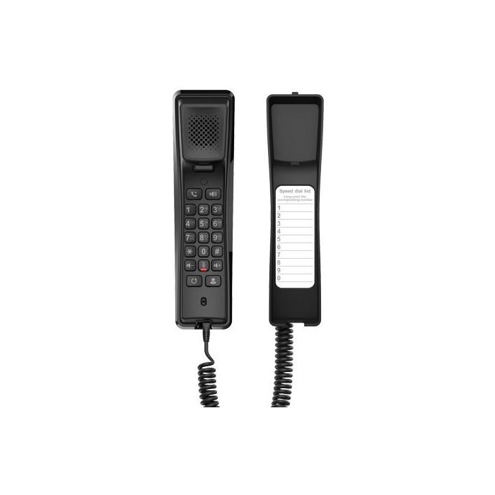 Fanvil H2U-B Teléfono IP de hotel, terminal con conexión por cable negro, 2 líneas, montaje en escritorio/pared 1 Fanvil H2U-B Teléfono IP de hotel, terminal con conexión por cable negro, 2 líneas, montaje en escritorio/pared 1