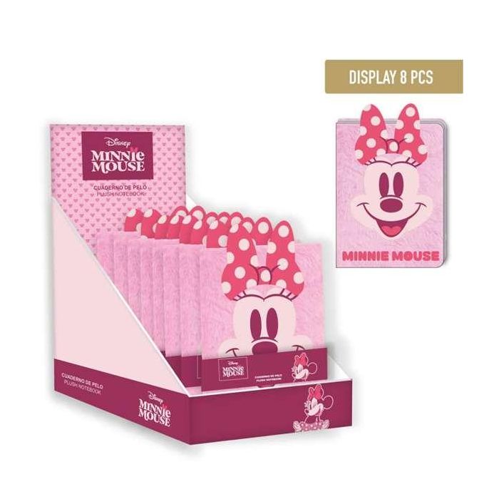 Cerdá Cuaderno de Peluche Disney Minnie Mouse, Cuaderno Infantil Tamaño 15 x 21 x 3 cm, Color Rosa, para Niños y Niñas +3 Años 1 Cerdá Cuaderno de Peluche Disney Minnie Mouse, Cuaderno Infantil Tamaño 15 x 21 x 3 cm, Color Rosa, para Niños y Niñas +3 Años 1