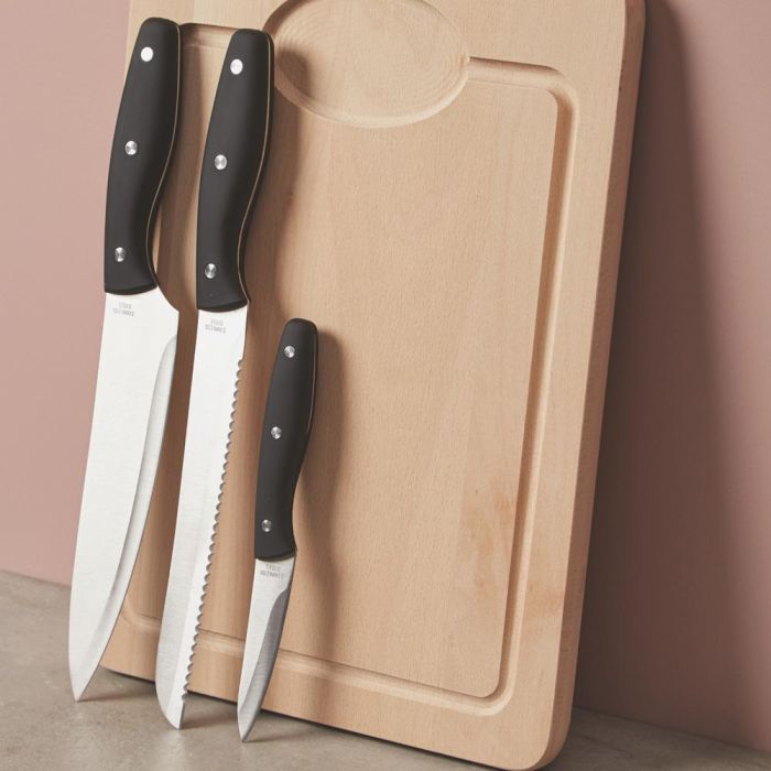 Day Juego De 3 Cuchillos Acero Inoxidable (Pan 20cm, Chef 20cm, Pelador 9cm) 5