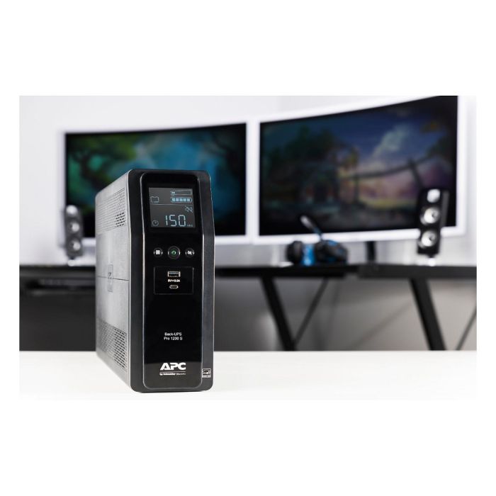 APC Back-UPS BR1200SI 1200VA 720W UPS Línea Interactiva Negro