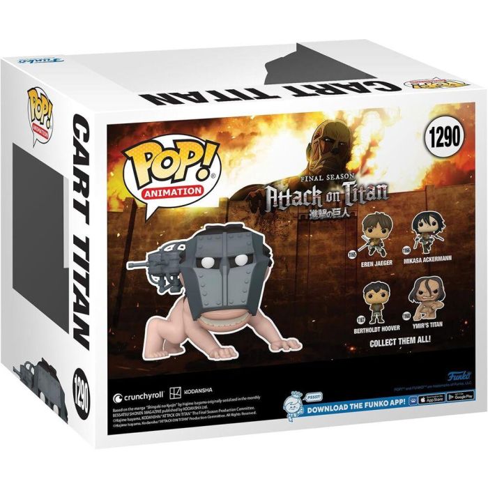 Figura Pop Super Attack On Titan Cart Titan Exclusive 2 Figura Pop Super Attack On Titan Cart Titan Exclusive 2