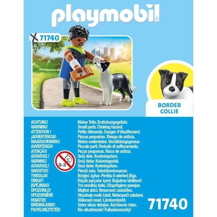 Figura corredor con border collie playmobil my life 5 Figura corredor con border collie playmobil my life 5