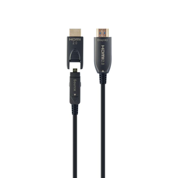 Cable HDMI GEMBIRD CCBP-HDMID-AOC-30M Negro 30 m Cable HDMI GEMBIRD CCBP-HDMID-AOC-30M Negro 30 m