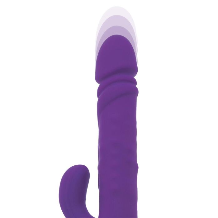 Vibrador Doble Estimulación S Pleasures Negro Lila 2