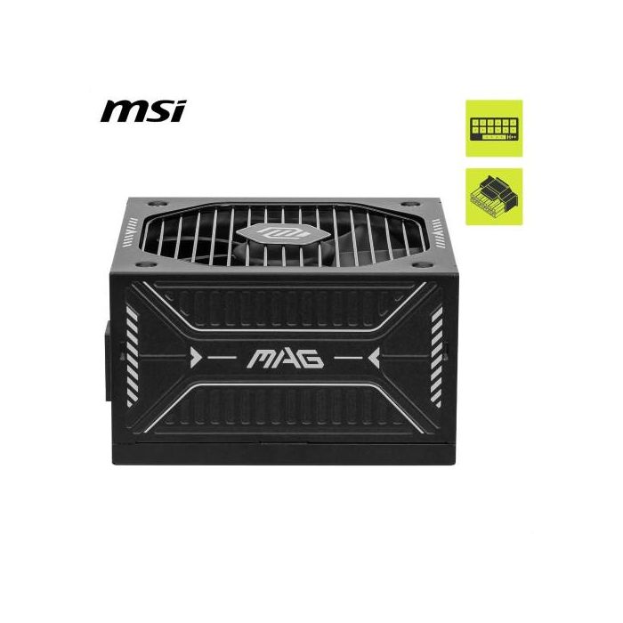 MSI MAG A750GLS Fuente de Alimentacion PCIE5 750W 80 Plus Gold Modular ATX PCIe 5.0 (16 PIN) Negra 3