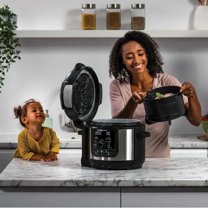 Ninja Foodi MAX OP500EU Olla a Presión con Tecnología TenderCrisp, Múltiples Funciones, 7.5L 5
