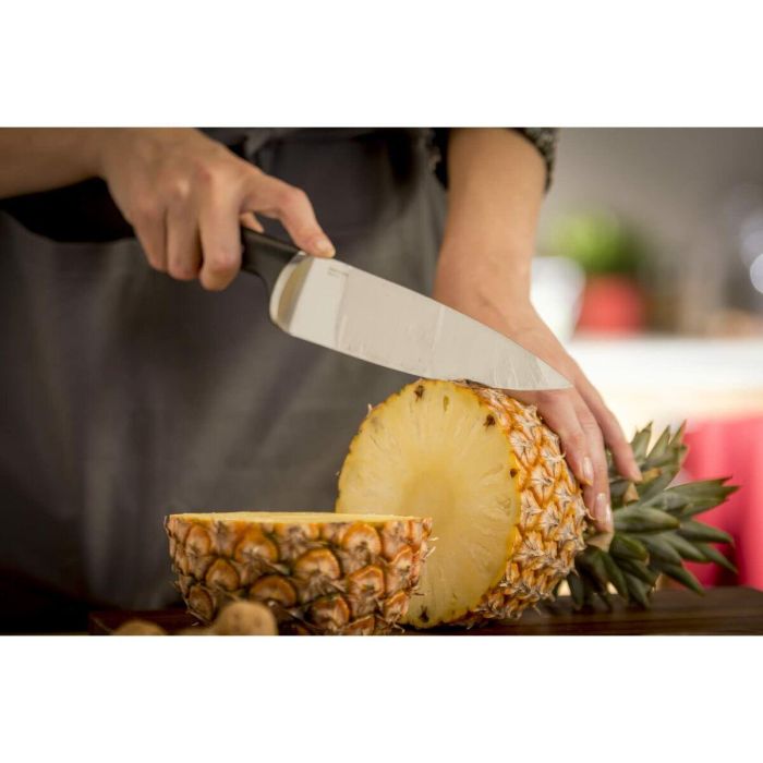 Cuchillo de Cocina Tefal K23207 Negro 7" Acero Inoxidable 20 cm 5