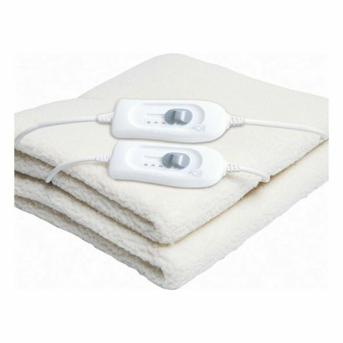 Calientacamas Eléctrico Doble Haeger UB-140.004A Blanco 2x60W 1 Calientacamas Eléctrico Doble Haeger UB-140.004A Blanco 2x60W 1
