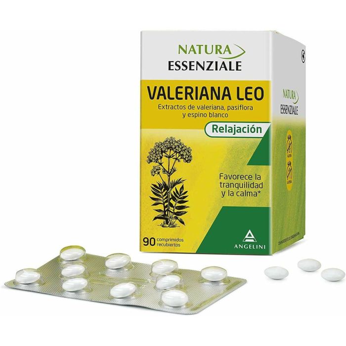 Natura Essenziale Valeriana Leo 90 Comprimidos - Complemento Tranquilidad y Calma con Pasiflora y Espino Blanco +12 Años 1 Natura Essenziale Valeriana Leo 90 Comprimidos - Complemento Tranquilidad y Calma con Pasiflora y Espino Blanco +12 Años 1