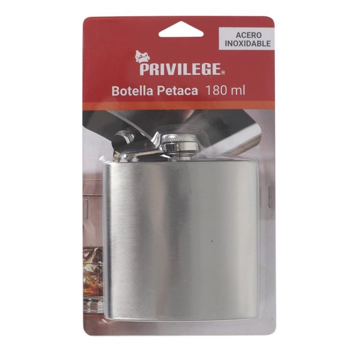 Botella Petaca de Acero Privilege 180 ml (12 Unidades) 1
