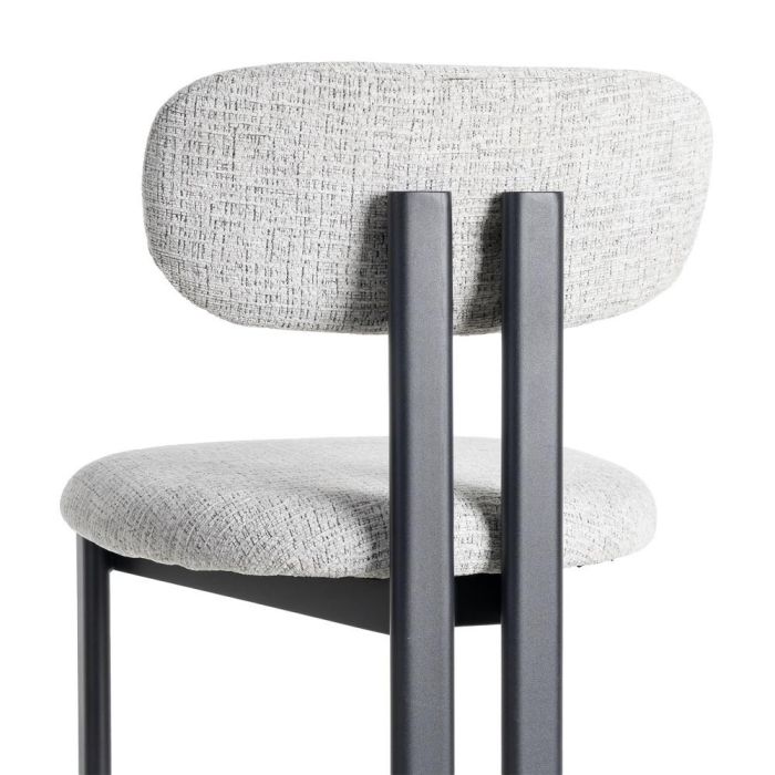 Silla Gris Tejido-Metal 50 X 47 X 81 cm