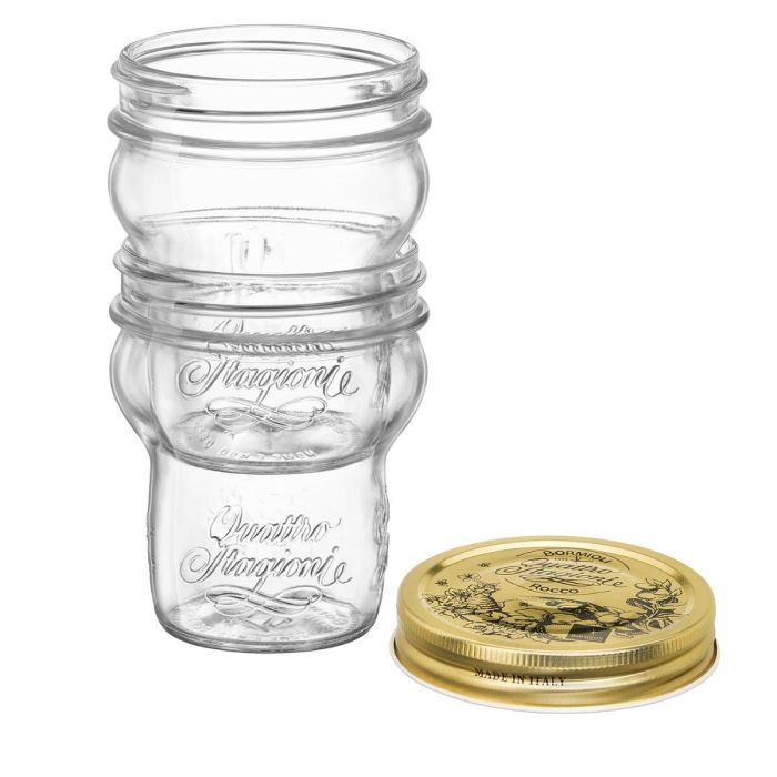Bormioli Rocco Vaso Alto Vidrio Quattro Stagioni 27 cL con Tapa Cierre Rosca, Vidrio Templado, Hermético, Apto Lavavajillas y Microondas Bormioli Rocco Vaso Alto Vidrio Quattro Stagioni 27 cL con Tapa Cierre Rosca, Vidrio Templado, Hermético, Apto Lavavajillas y Microondas
