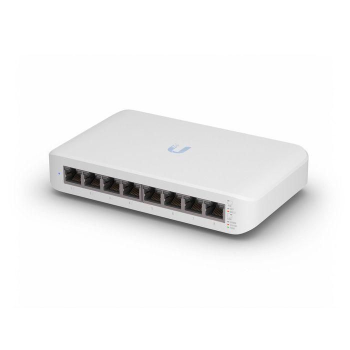 Ubiquiti USW-Lite-8-PoE Switch Gestionado Capa 2, 8 x RJ45, 4 x 802.3at PoE+, Gigabit Ethernet Ubiquiti USW-Lite-8-PoE Switch Gestionado Capa 2, 8 x RJ45, 4 x 802.3at PoE+, Gigabit Ethernet