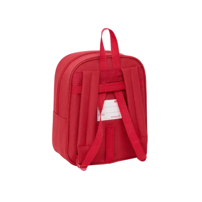 Safta Mochila Guardería Adapt. Carro Resistente Agua Sevilla FC 22x27x10 cm 1