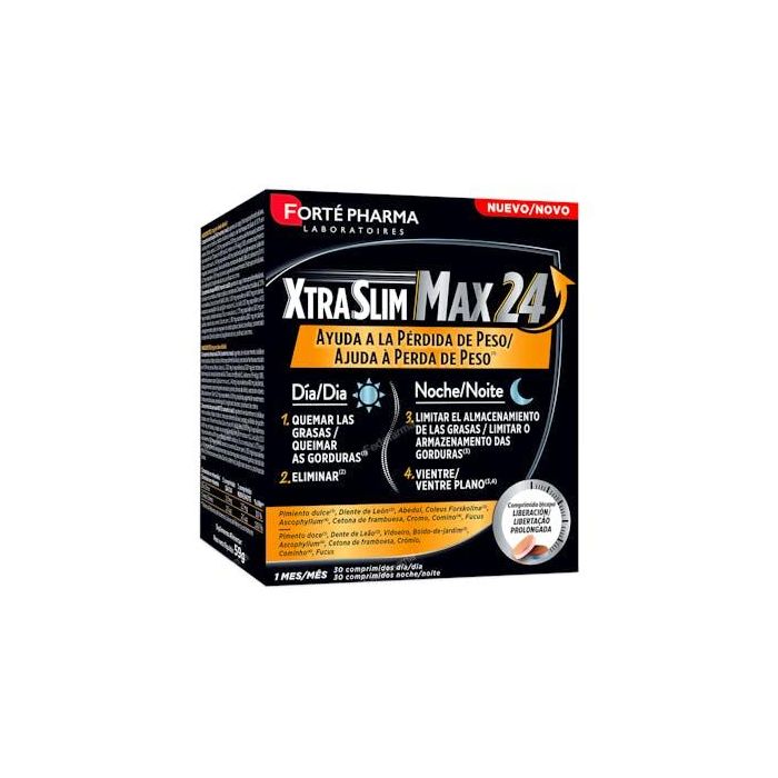 Xtraslim Max 24 60 Comp (30 Dia + 30 Noche) Xtraslim Max 24 60 Comp (30 Dia + 30 Noche)