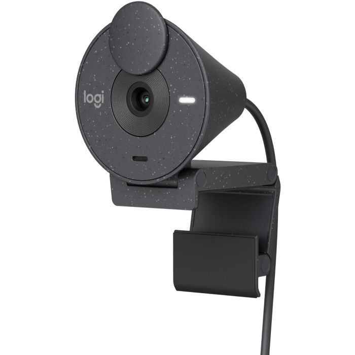 Logitech Brio 300 Webcam Full HD 1080p Foco Fijo con Micrófono Mono, Tapa de Privacidad USB-C y RightLight 2 Grafito 2 Logitech Brio 300 Webcam Full HD 1080p Foco Fijo con Micrófono Mono, Tapa de Privacidad USB-C y RightLight 2 Grafito 2