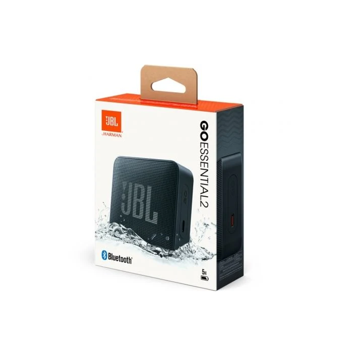 JBL Altavoz Bluetooth GO Essential 2 3.1W IP67 Negro Sonido Pro Original Portátil