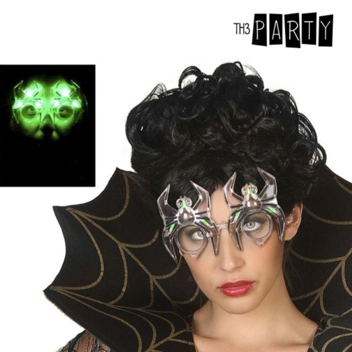 Gafas Verde Araña Halloween Luz 5 Gafas Verde Araña Halloween Luz 5